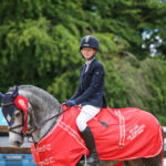 Kaitlin McCrory on Birchill All Star, winner of the rug in the 2B Engineering sponsored 139 90cm class.